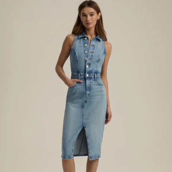 FAVORITE DAUGHTER | THE HALTER CITY DRESS - Picture 1 of 4
